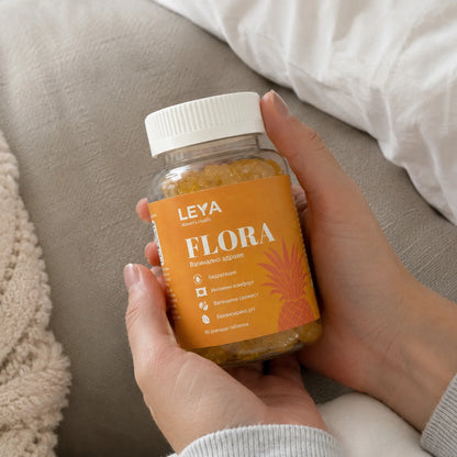 Flora: Желирани мечета за Женско здраве