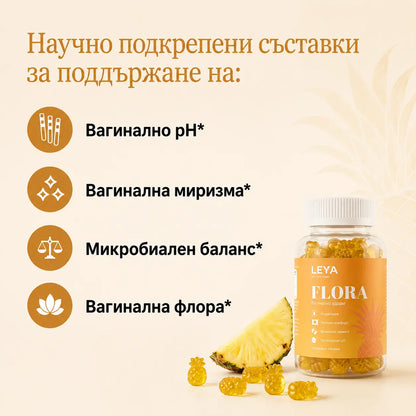 Flora: Желирани мечета за Женско здраве